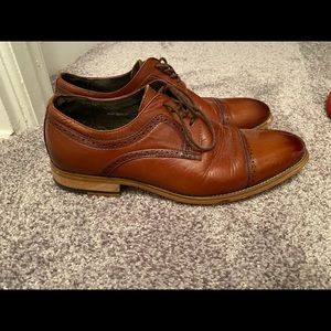 Brown Johnson & Murphy dress shoes